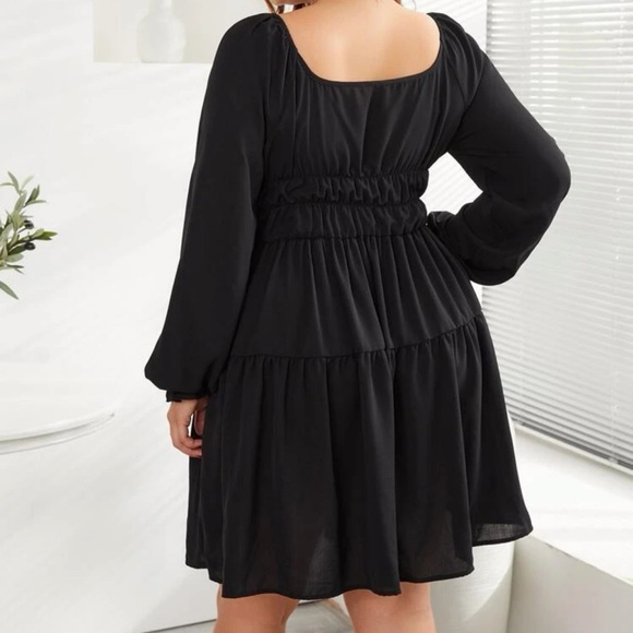 SHEIN Size 2XL (16) Black Dress - Picture 5 of 6